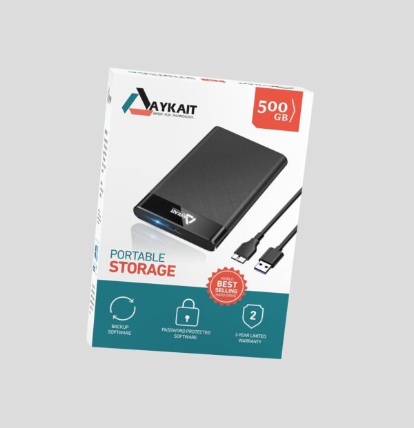 High-Capacity External Hard Drive 500GB Portable External Hard Drive - Image 4