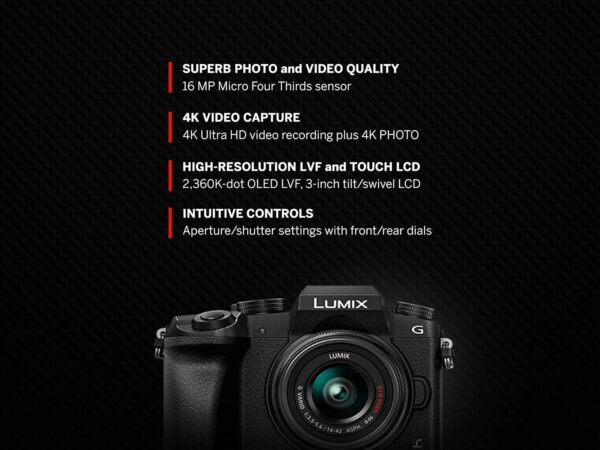 Professional Digital Camera Panasonic LUMIX G7 16.00 MP 4K - Image 8