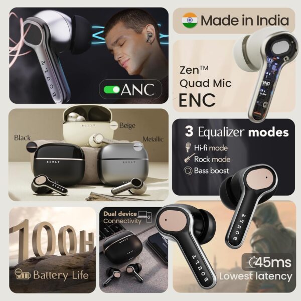 Boult Audio Z40 Ultra Wireless Earbuds - Image 7